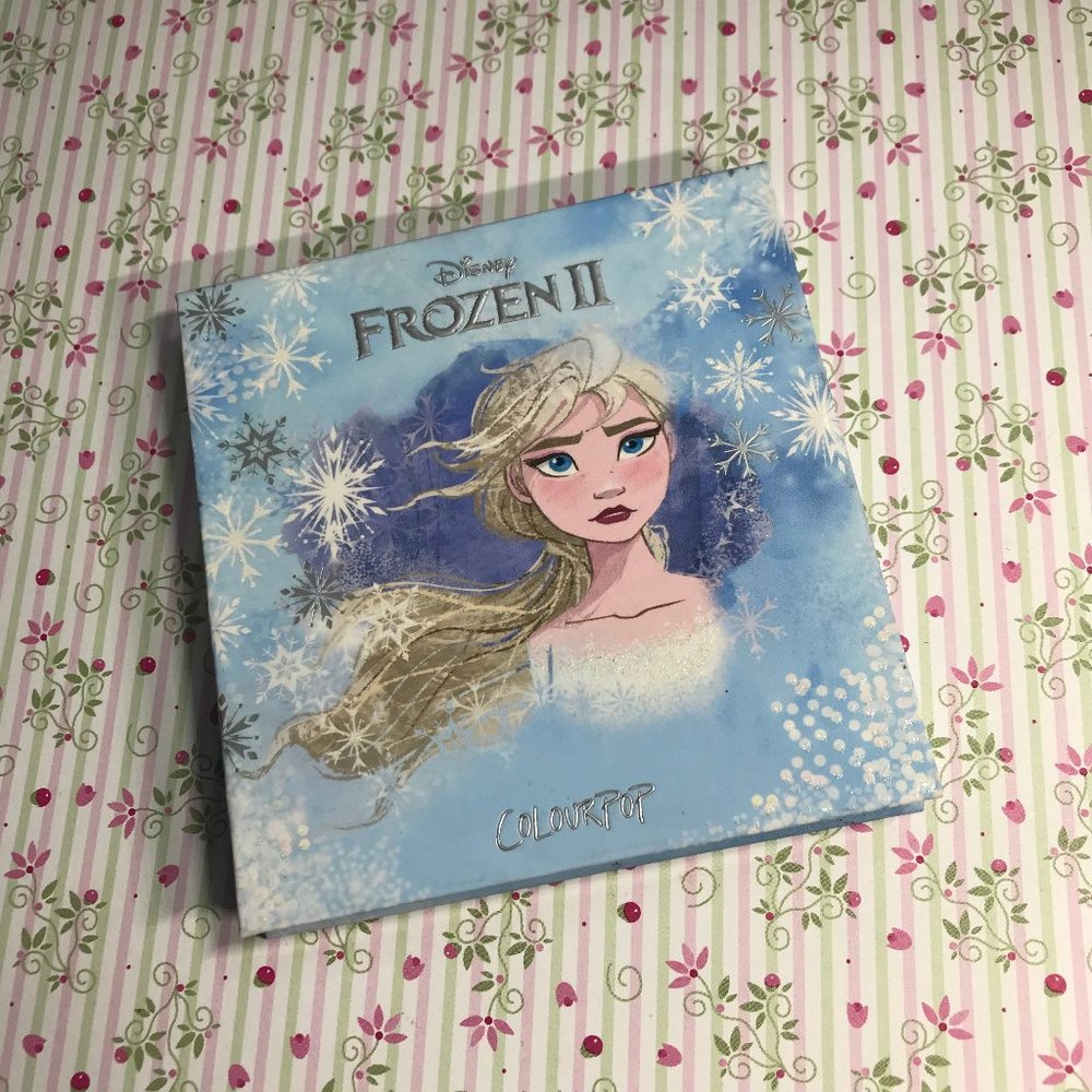colourpop x frozen elsa palette